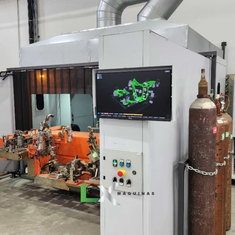 CÉLULA ROBOTIZADA DE SOLDAGEM POWERMIG PHOENIX 2000 COM ROBÔ PANASONIC (1)