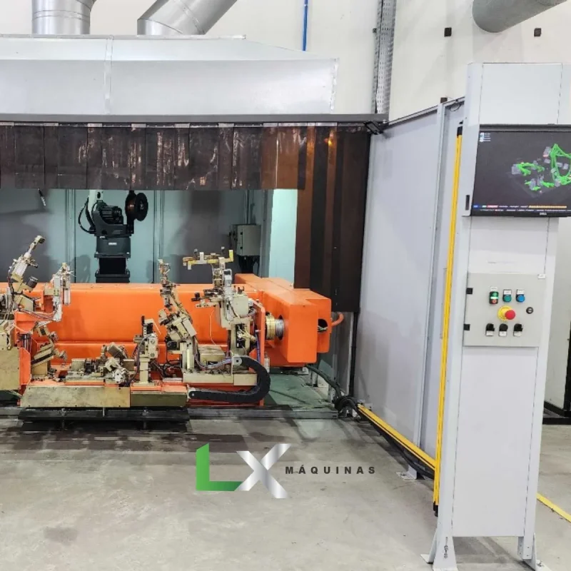 CÉLULA ROBOTIZADA DE SOLDAGEM POWERMIG PHOENIX 2000 COM ROBÔ PANASONIC (2)