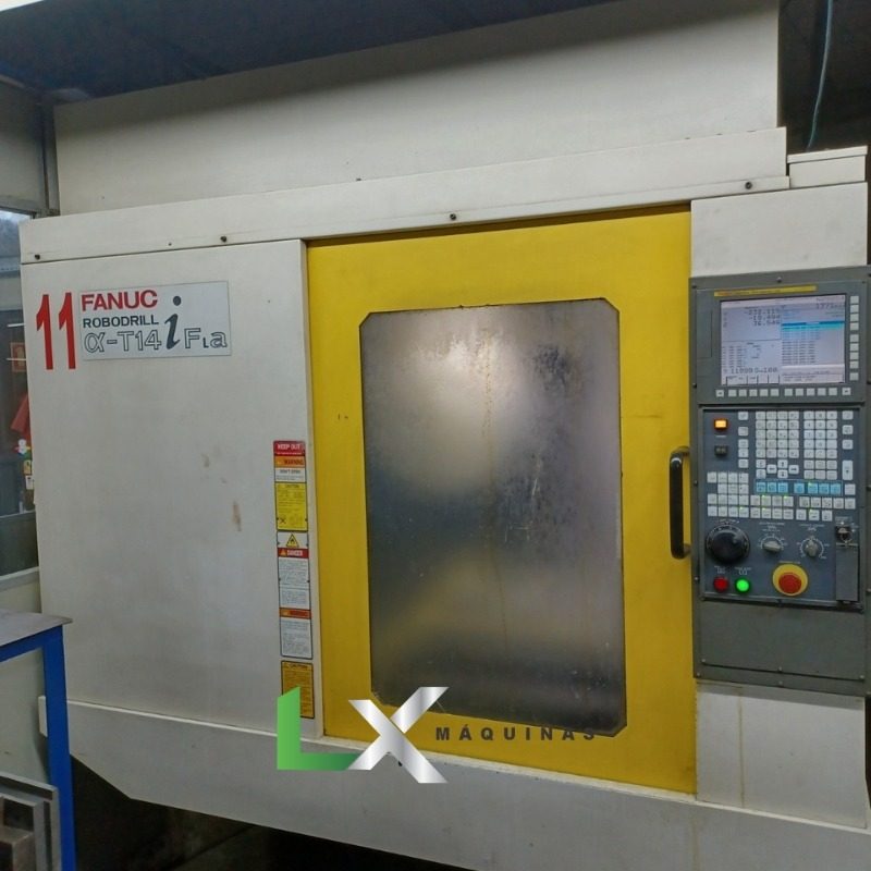 CENTRO DE FURAÇÃO E ROSQUEAMENTO FANUC ROBODRILL ALPHA T14i-FLA - ANO 2010 (3)