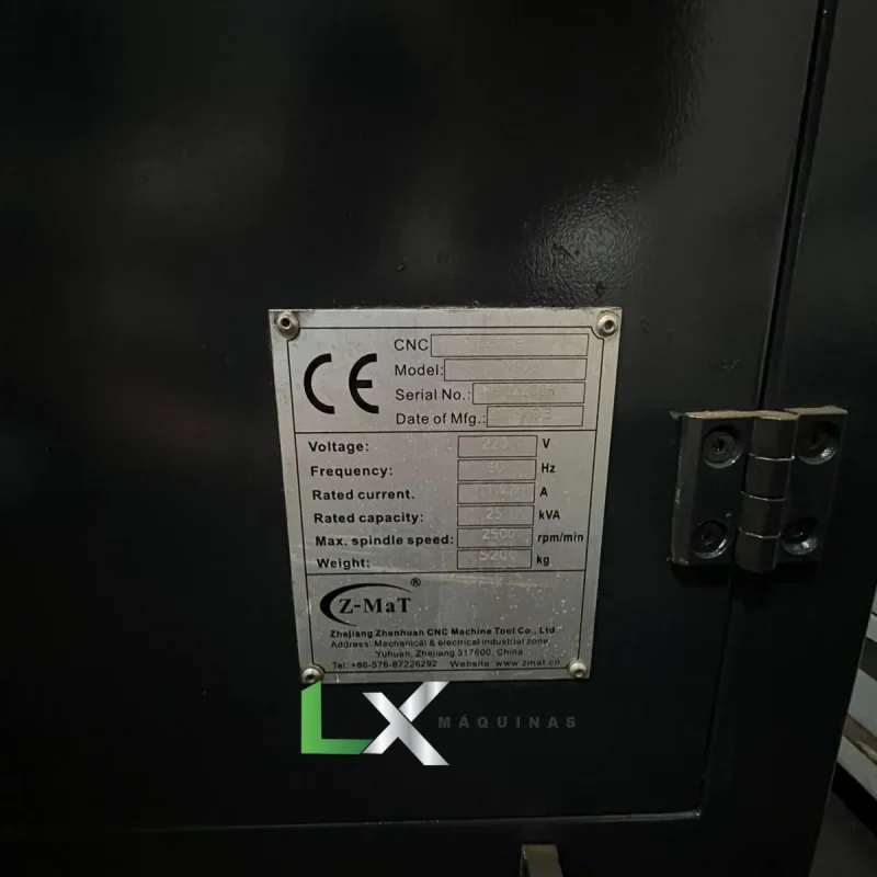 CENTRO DE TORNEAMENTO Z-MAT TN600 - SIEMENS 828D - 2018 (9)