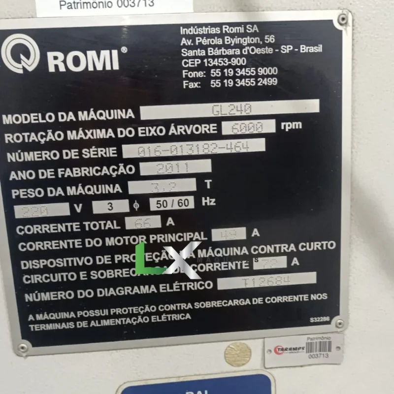 CENTRO DE TORNEAMNETO ROMI GL 240 - ANO 2011 (5)_11zon