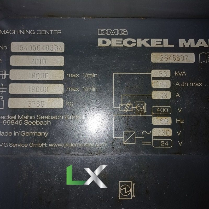 CENTRO DE USINAGEM DMG DMC 635-V HEINDENHAIN - ANO 2010 (2)