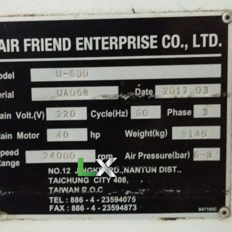 CENTRO DE USINAGEM FEELER U600 5 EIXOS - 2017 (6)