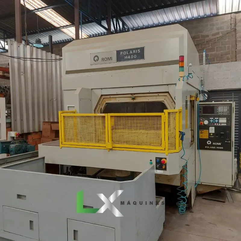 CENTRO DE USINAGEM HORIZONTAL DUPLO PALLET ROMI POLARIS H400 - MACH10 (1)