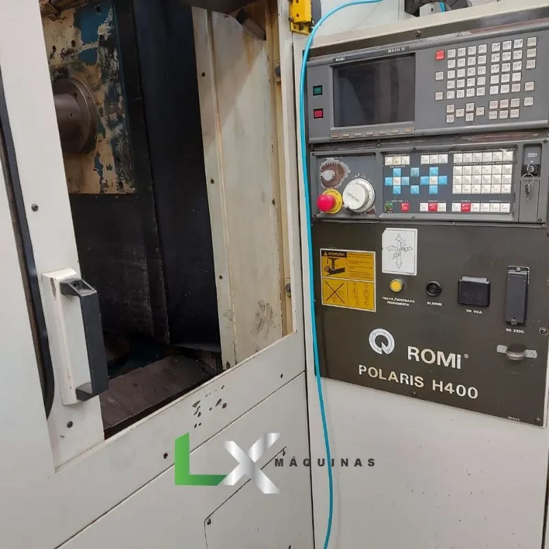 CENTRO DE USINAGEM HORIZONTAL DUPLO PALLET ROMI POLARIS H400 - MACH10 (3)