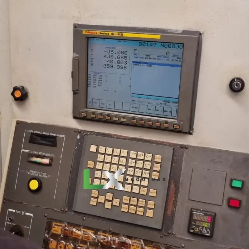CENTRO DE USINAGEM HORIZONTAL HYUNDAI KH50G - FANUC - 2005 (10)