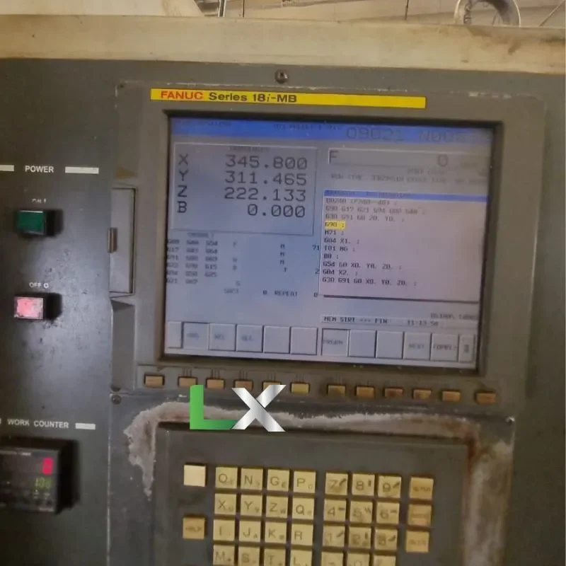 CENTRO DE USINAGEM HORIZONTAL HYUNDAI KH50G - FANUC - 2005 (2)