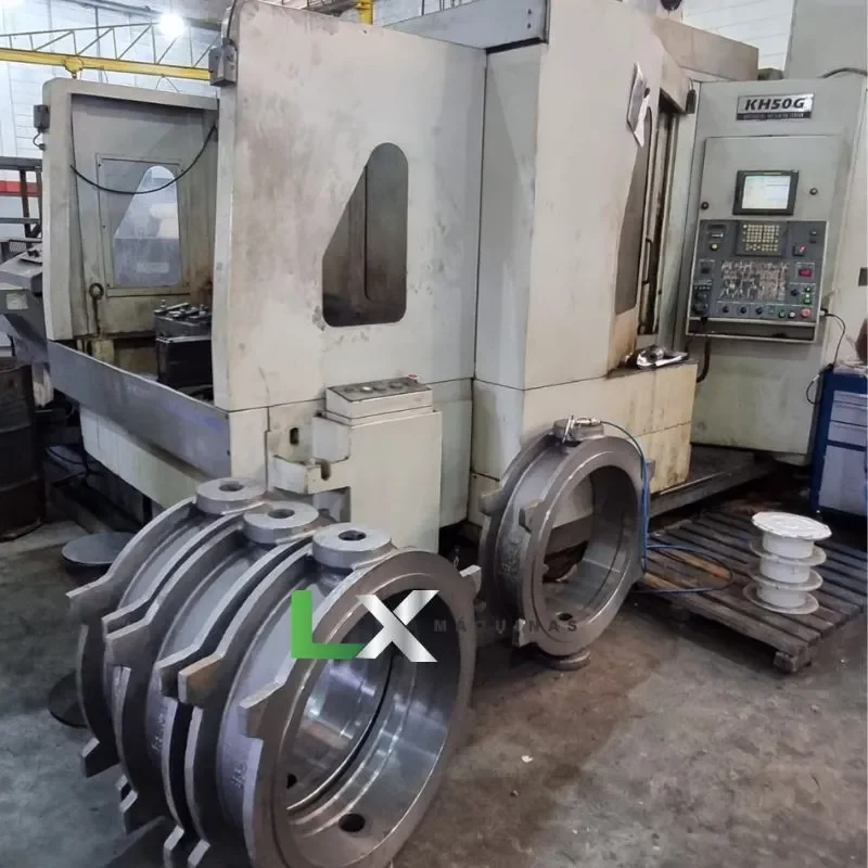 CENTRO DE USINAGEM HORIZONTAL HYUNDAI KH50G - FANUC - 2005 (3)