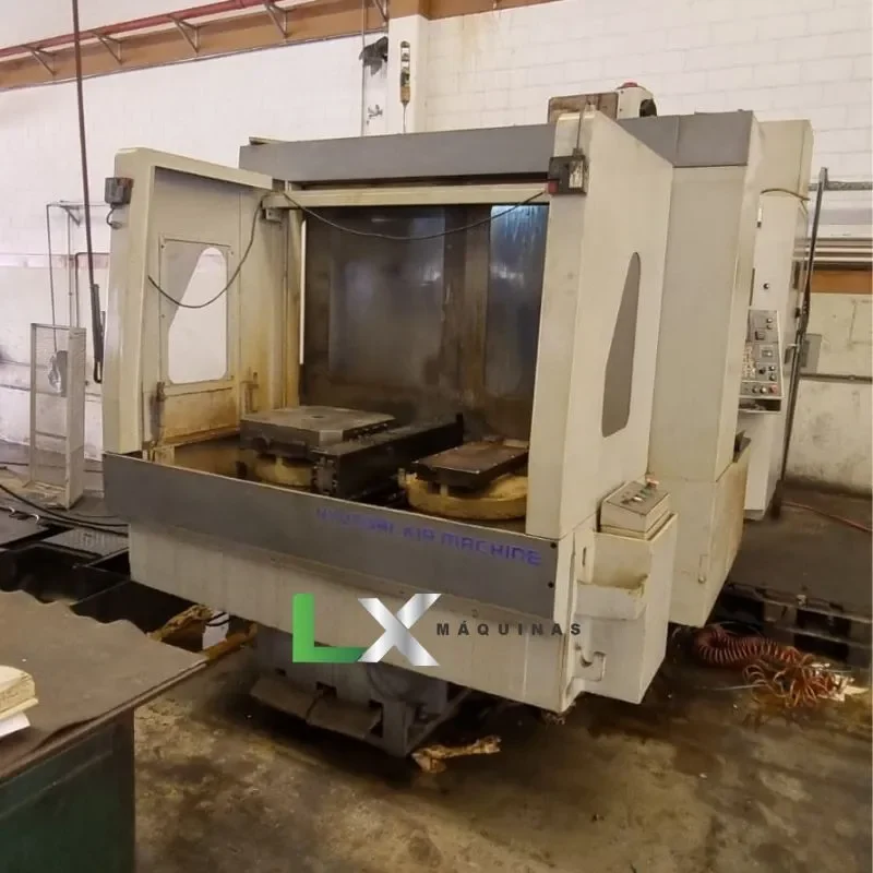CENTRO DE USINAGEM HORIZONTAL HYUNDAI KH50G - FANUC - 2005 (5)