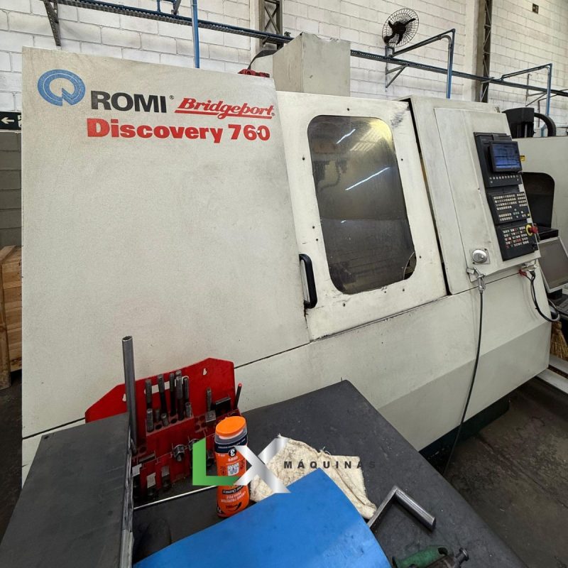 CENTRO DE USINAGEM ROMI BRIDGEPORT D760 – SIEMENS – ANO 2001 (3)