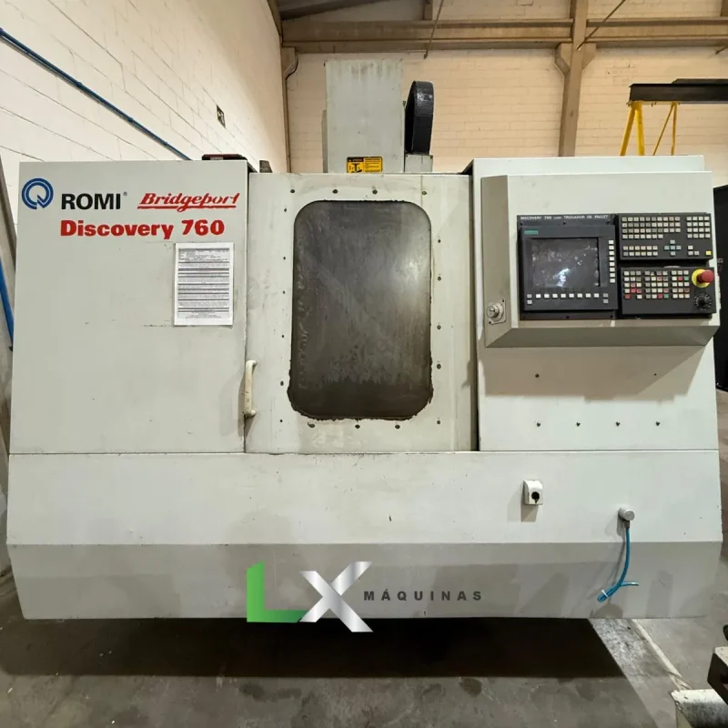 CENTRO DE USINAGEM ROMI BRIDGEPORT D760 – SIEMENS – COM TROCADOR DE PALETES (3)