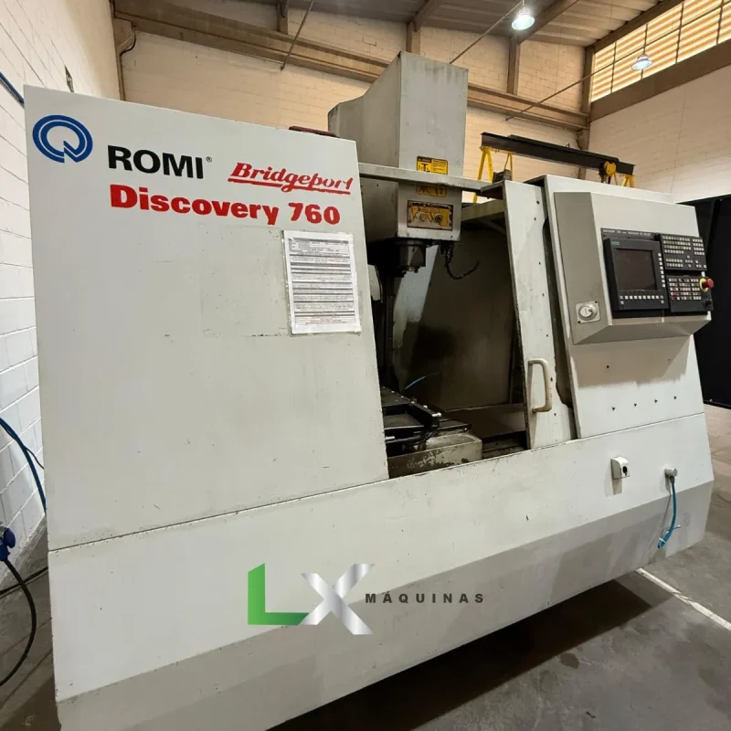 CENTRO DE USINAGEM ROMI BRIDGEPORT D760 – SIEMENS – COM TROCADOR DE PALETES (4)