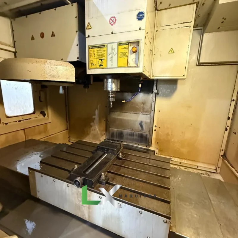 CENTRO DE USINAGEM ROMI D600 ANO 2013 - FANUC - 6 MIL HRS DE USO (4)