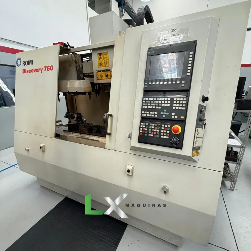 CENTRO DE USINAGEM ROMI D760 SIEMENS – ANO 2003 - COM 4º EIXO (7)