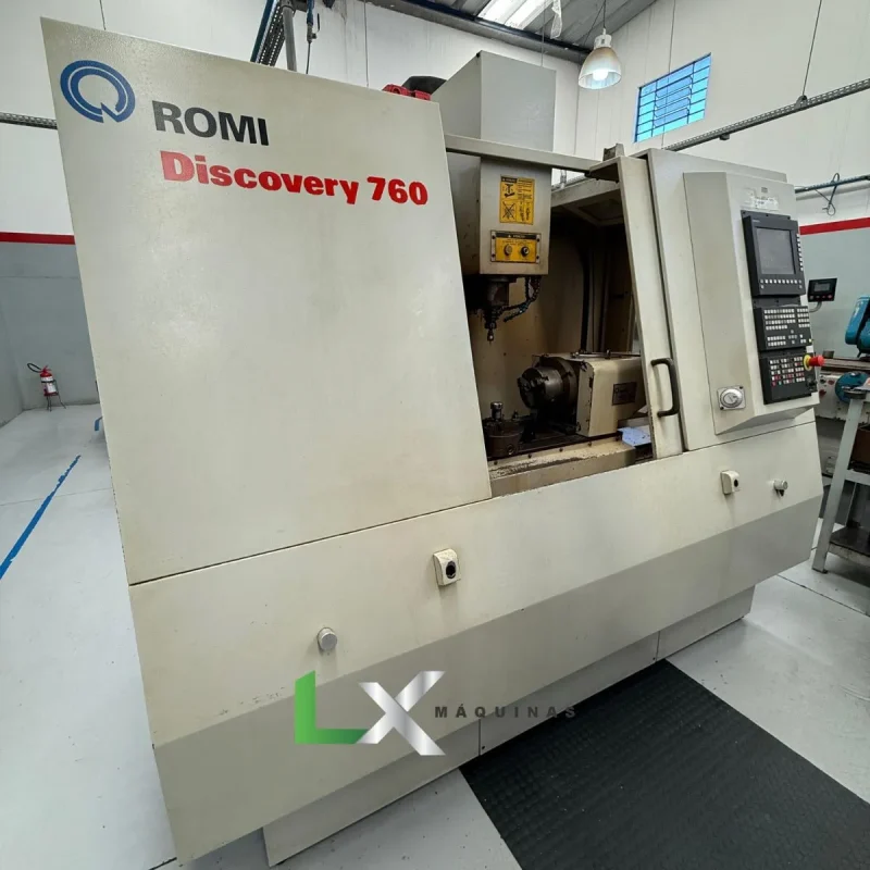 CENTRO DE USINAGEM ROMI D760 SIEMENS – ANO 2003 - COM 4º EIXO (9)