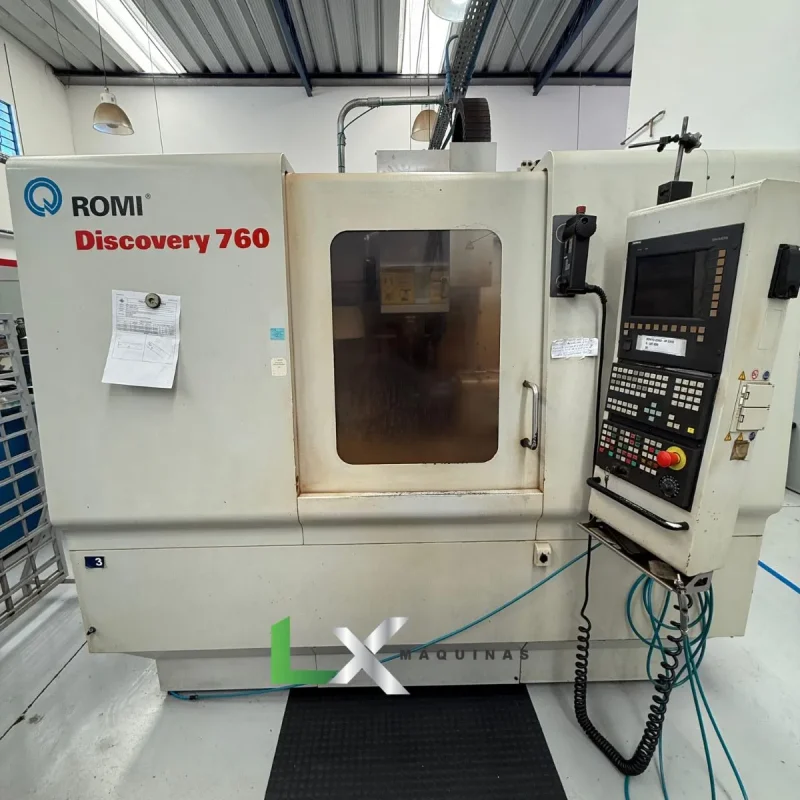 CENTRO DE USINAGEM ROMI D760 SIEMENS – ANO 2007 - COM 4º EIXO (13)