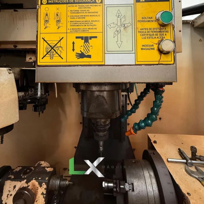 CENTRO DE USINAGEM ROMI D760 SIEMENS – ANO 2007 - COM 4º EIXO (3)