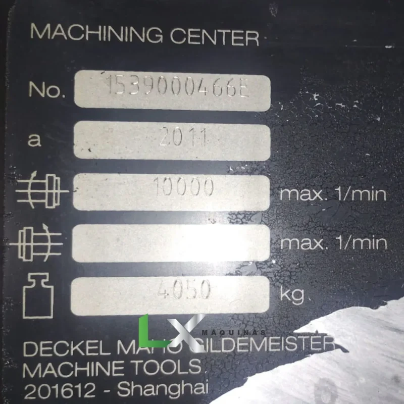 CENTRO DE USINAGEM VERTICAL DMG DMC1035 V ECO - 2011 (5)