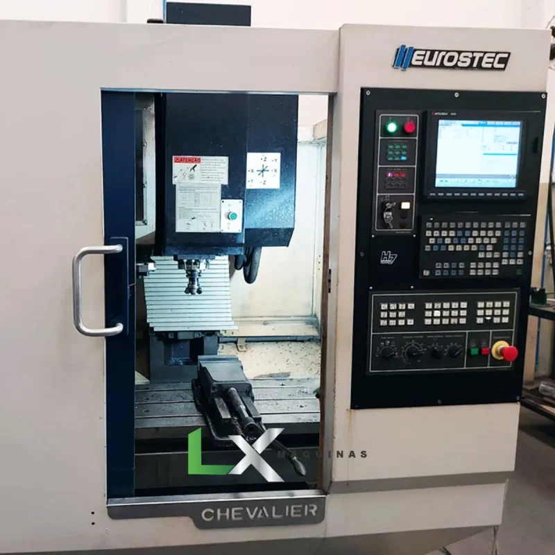 CENTRO DE USINAGEM VERTICAL EUROSTEC MCV-520 - GUIAS LINEARES - ANO 2016 (3)