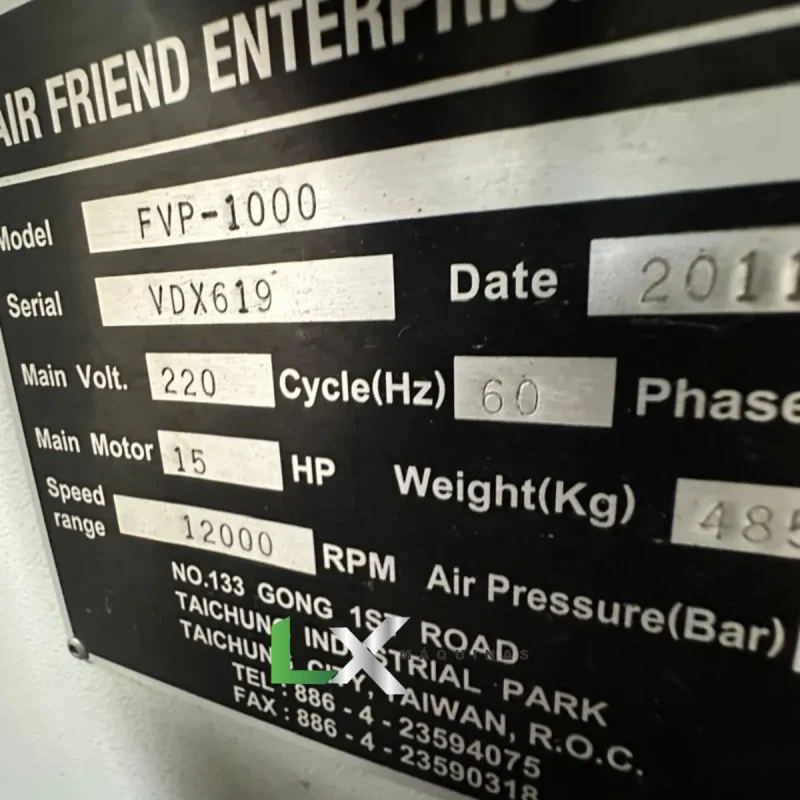 CENTRO DE USINAGEM VERTICAL FEELER FVP-1000 - ANO 2011 (5)_11zon