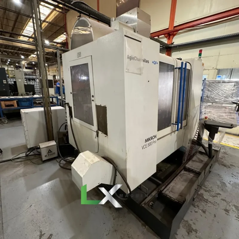CENTRO DE USINAGEM VERTICAL MIKRON VCE800PLUS - 800 X 500 X 540 MM - ANO 2005 (6)