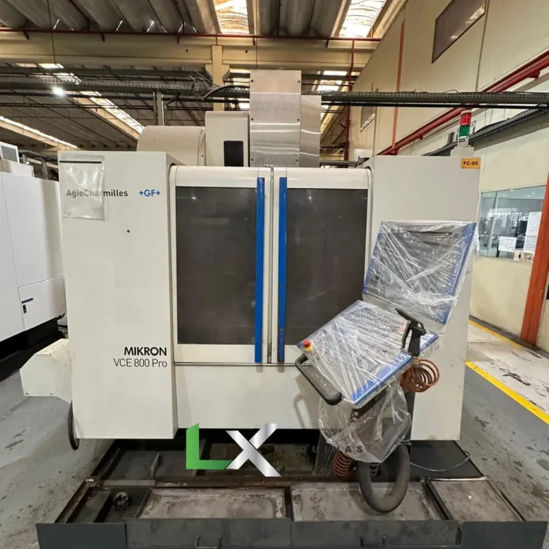 CENTRO DE USINAGEM VERTICAL MIKRON VCE800PLUS - 800 X 500 X 540 MM - ANO 2005 (7)