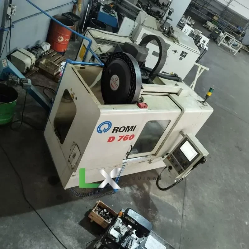 CENTRO DE USINAGEM VERTICAL ROMI D760 – HEIDENHAIN – COM 4º EIXO (1)