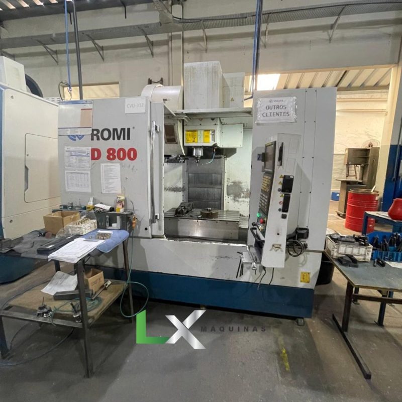 CENTRO DE USINAGEM VERTICAL ROMI D800 - FANUC - ANO 2009 (7)_11zon