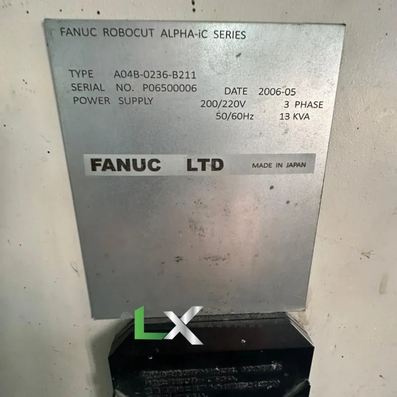 ELETROEROSÃO A FIO CNC FANUC ROBOCUT ALPHA OiC - ANO 2006 (1)