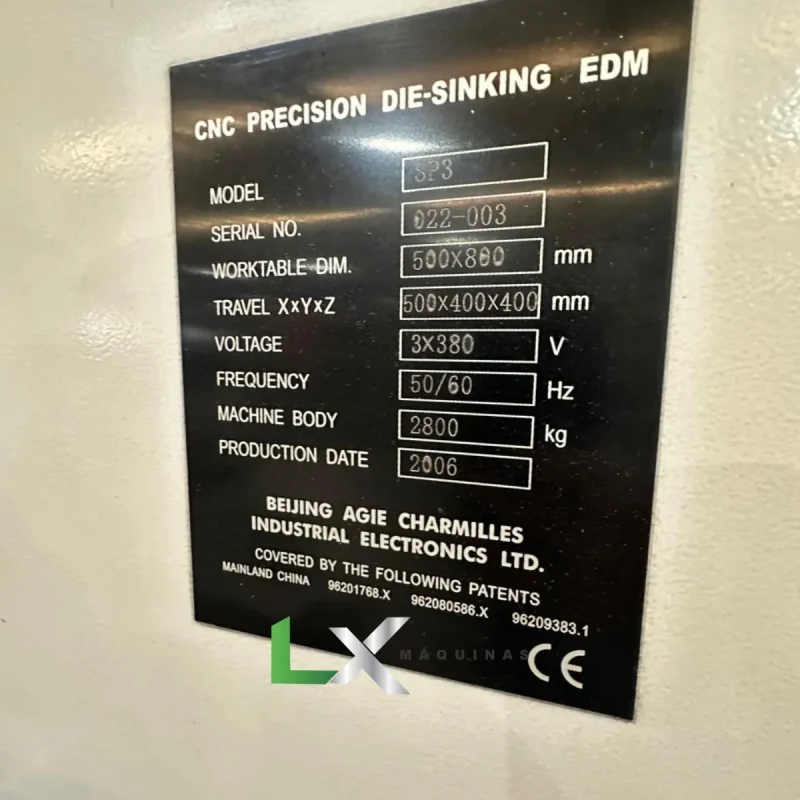 ELETROEROSÃO A PENETRAÇÃO ACT SPARK SP3 - 500 X 800MM (1)