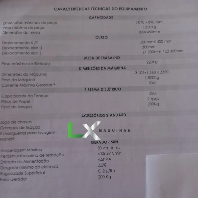 ELETROEROSÃO A PENETRAÇÃO EXCETEK ZNC ED50Z (3)