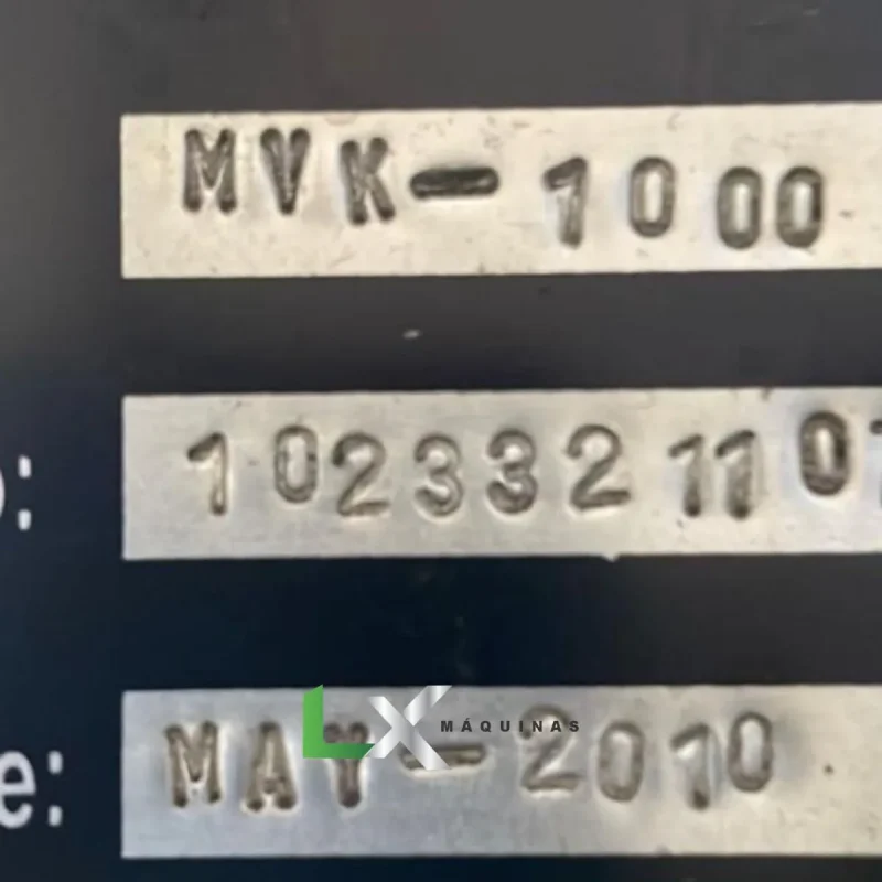 FRESADORA VEKER MVK1000 - MITSUBISHI - ANO 2010 (1)