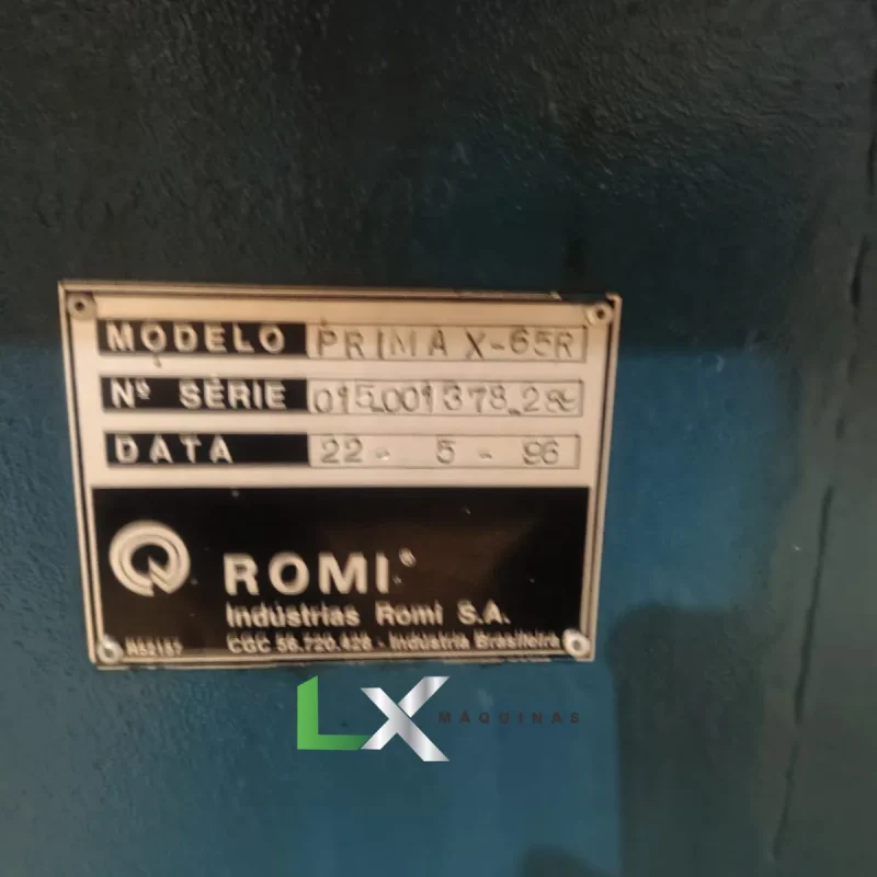 INJETORA DE PLASTICOS ROMI PRIMAX 65R- ANO 1996 (5)