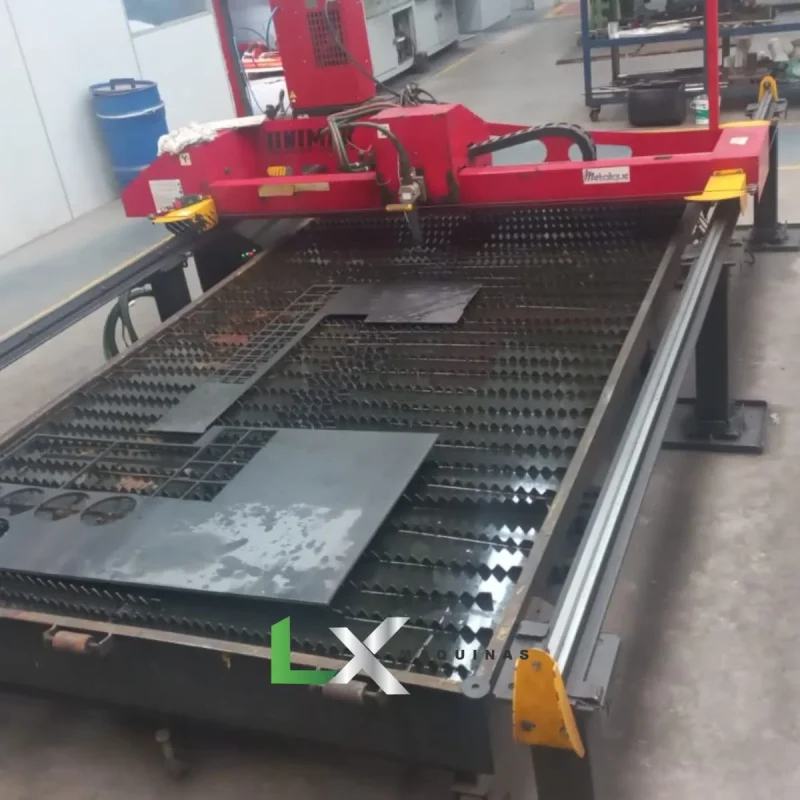 MÁQUINA DE CORTE A PLASMA CNC METALIQUE CABEÇOTE DUPLO OXICORTE - 1200 X 3000 MM - ANO 2018 (2)