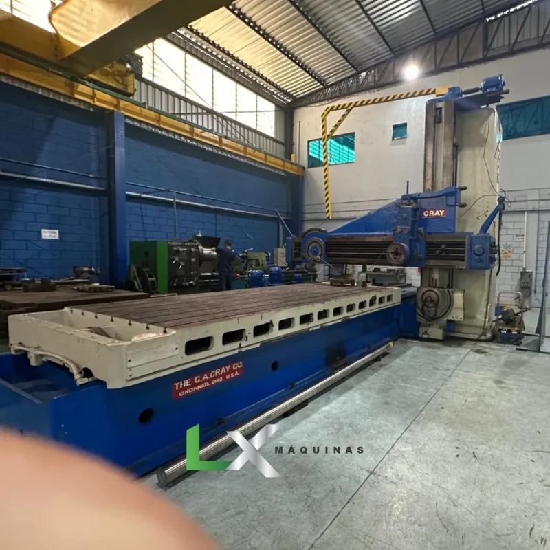 PLAINA DE MESA GRAY COM 3 CABEÇOTES EM ÓTIMAS CONDIÇÕES - 4000 X 2500 X 1700 MM (1)