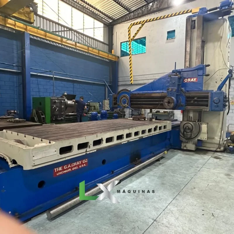 PLAINA DE MESA GRAY COM 3 CABEÇOTES EM ÓTIMAS CONDIÇÕES - 4000 X 2500 X 1700 MM (11)