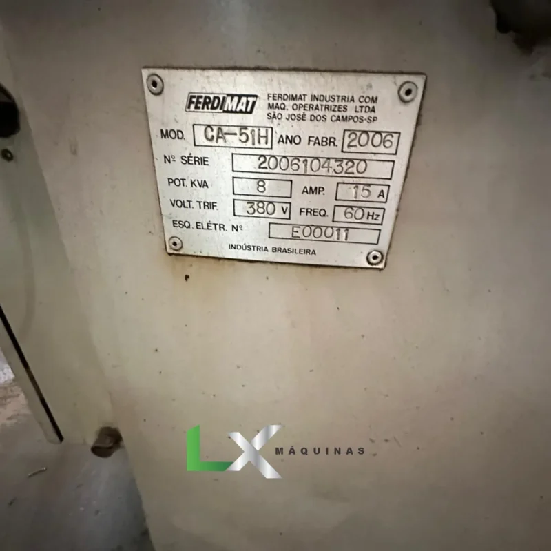 RETIFICA CILINDRICA FERDIMAT CA51H - 260 X 500MM - ANO 2006 (3)