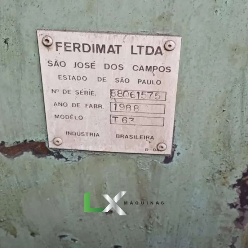 RETÍFICA PLANA FERDIMAT T-63 COM MANUAL - 640 X 360 X 300 MM (5)