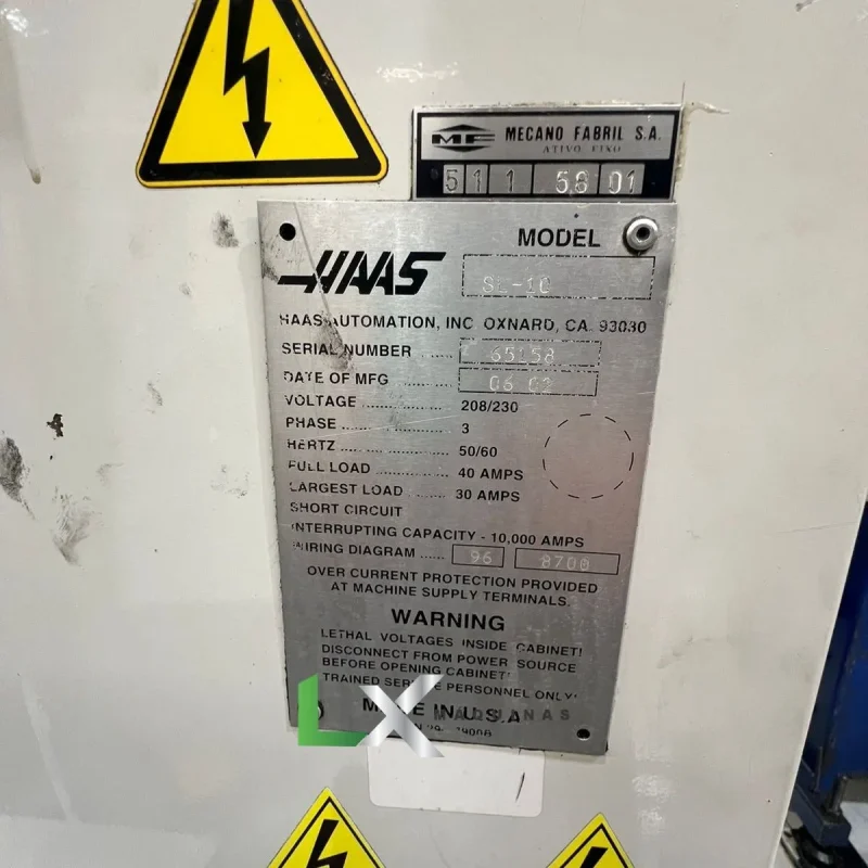 TORNO CNC HAAS SL10 - 2006 (4)