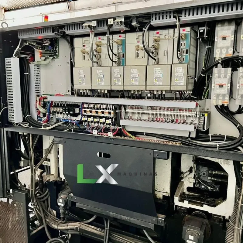 TORNO CNC MAZAK DUAL TURN 20 COM ALIMENTAÇÃO AUTOMATICA POR ROBO - 2010 (2)