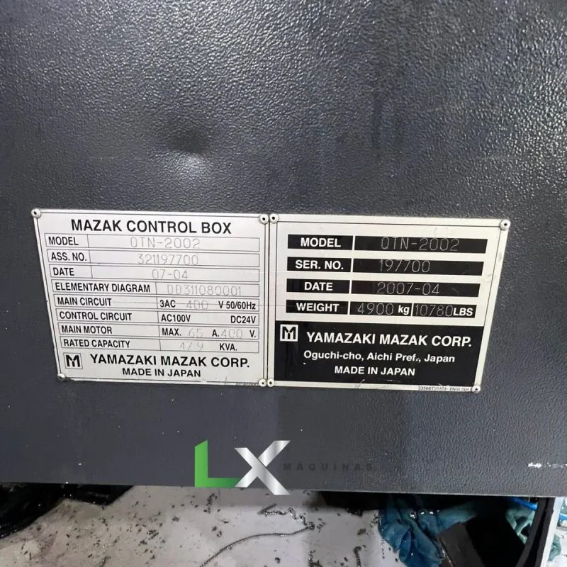 TORNO CNC MAZAK NEXUS 200II - MAZATROL - ANO 2007 (6)