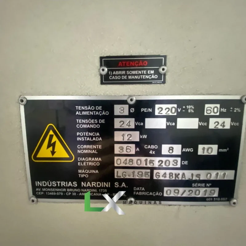 TORNO CNC NARDINI LOGIC 195 III – ANO 2019 (6)