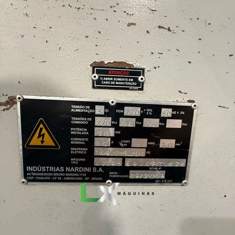 TORNO CNC NARDINI LOGIC 195II - TORRE - 2006 (7)
