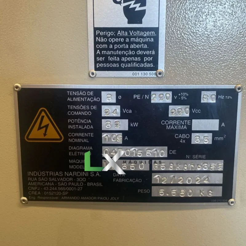 TORNO CNC NARDINI LOGIC350 X 3000 MM - FAGOR - ANO 2024 (1)