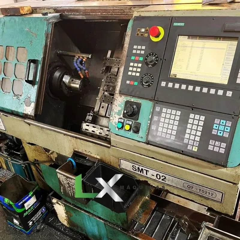 TORNO CNC PROMECOR SMT02 COM ALIMENTADOR DE BARRAS - SIEMENS - 2007 (1)