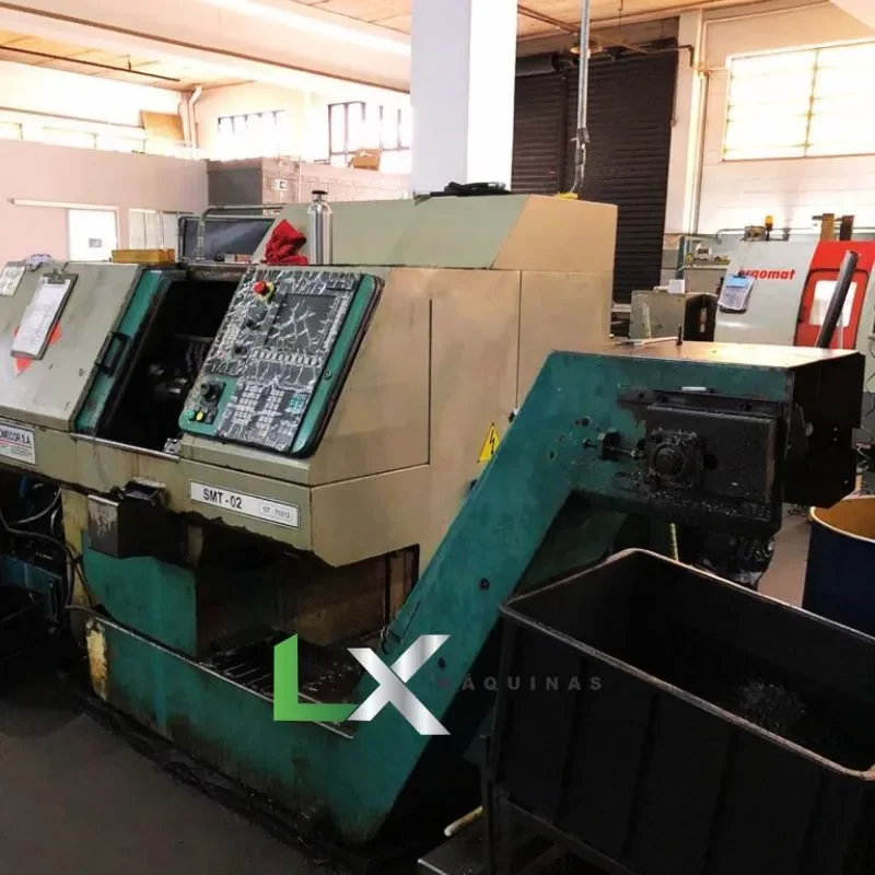 TORNO CNC PROMECOR SMT02 COM ALIMENTADOR DE BARRAS - SIEMENS - 2007 (6)