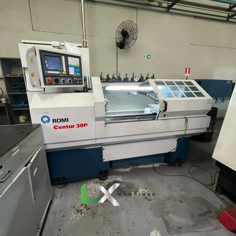 TORNO CNC ROMI CENTUR 30D GANG - MACH9 - 2003 (5)