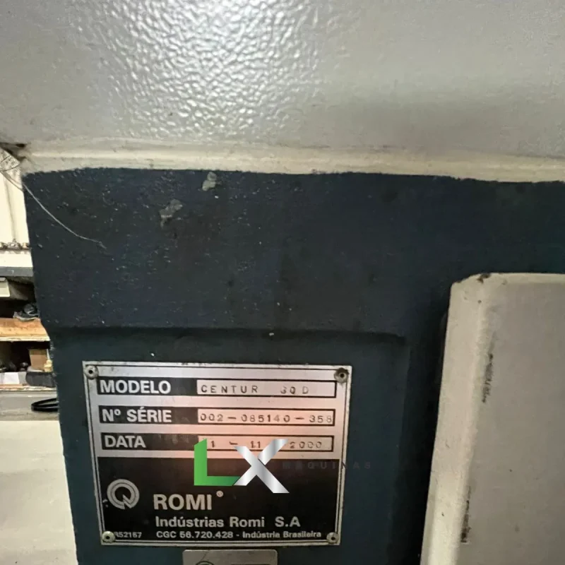 TORNO CNC ROMI CENTUR 30D GANG – MACH9 – 2000 (2)