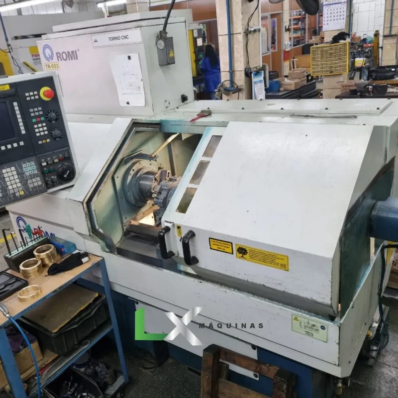 TORNO CNC ROMI CENTUR 30D HIDRÁULICO - SIEMENS - ANO 2008 (11)