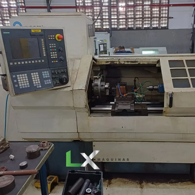 TORNO CNC ROMI CENTUR 30D SIEMENS - ANO 2007 - GANG (9)